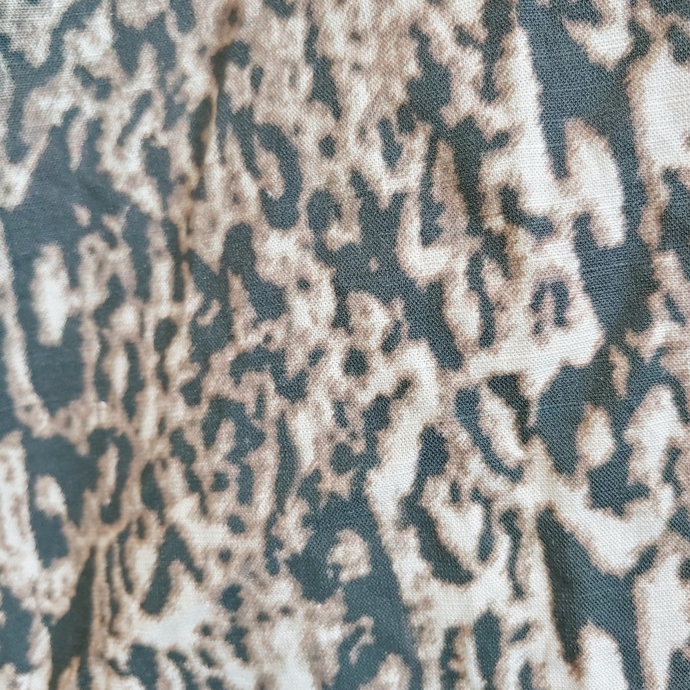 House of CB London Animal Print Short Sleeves Shirt Sz M Contemporary Casual - Picture 4 of 12